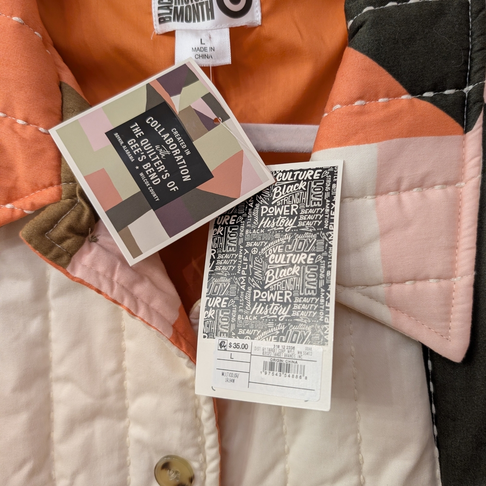 Target Multicolor Patchwork Utility Jacket - Picture 3 of 4